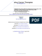 Synergistic and Additive Effects of Modified Citrus Pectin With Two Polybotanical Compounds, in the Suppression of Invasive Behavior of Human Breast and Prostate Cancer Cells