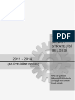Turkiye Sanayi Strateji Belgesi 2011 2014