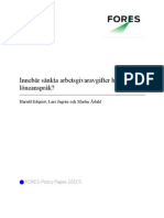 Innebär Sänkta Arbetsgivaravgifter Högre Löneanspråk - FORES Policy Paper 2012:5