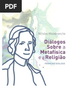 Diálogos sobre a Metafísica e a Religião, de Nicolas Malebranche