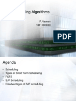 CPU Scheduling Algorithms: P.Naveen 10111D0030