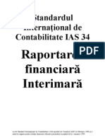 IAS Standardul International de Contabilitate IAS 34