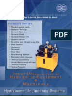 Hydraulic Equipment & Machinery: Hydropower Engineering Systems