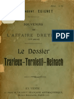 Souvenirs de L'affaire Dreyfus (Louis Cuignet, 1911)
