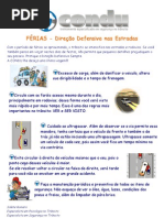 Férias - Direção Defensiva nas Estradas