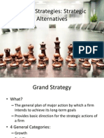 Grand Strategies: Strategic Alternatives