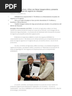 Ministro de Agricultura, Milton Von Hesse Inaugura Obras y Presenta Diplomado de Planes de Negocios en Arequipa