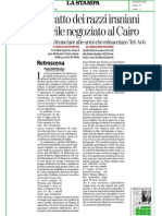 Gaza - Retroscena La Stampa 20-11-12