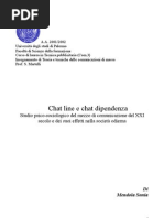 Download Ricerca Chat line e chat dipendenza  by Sonia Mendola SN11640334 doc pdf