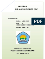 Sistem Air Conditioner (Ac) : Laporan