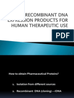 Expression of Pharmaceutical Protein Fa Usnoed