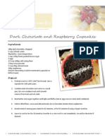 Dark Chocolate and Raspberry Cupcakes