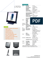 X-17AV/X-17STD: F 17" LCD Display F Specification