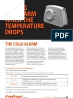 Temperature: Raising The Alarm When The Temperature Drops