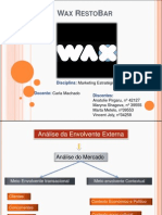 Wax RestoBar - Análise de Marketing