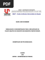 Projeto social Lixo a Céu Aberto