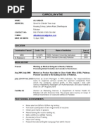 Ali Haider CV