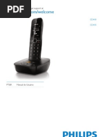 Telefone Sem Fio Philips CD480