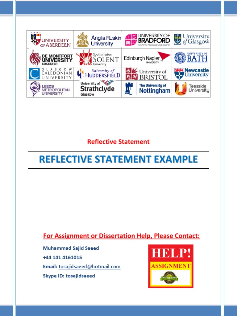 Reflective ST (Example) | PDF | Postgraduate Education | Learning Styles
