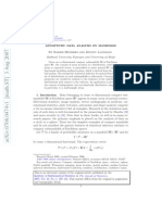 Asymptotic Data Analysis on Manifolds