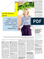Pulso (Chile) interview with Dean Judy Olian