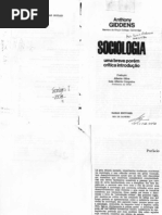 Anth'ony Giddens Sociologia Uma Breve Porém Crítica Introdução