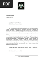 Ofício de solicitação