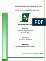 ISO - Resumen Norma ISO 9001-2008