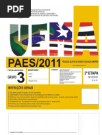 Prova do Vestibular de Biologia grupo 3 2011.pdf