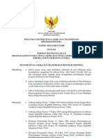 Permenaker TTG Pedoman Penyelenggaraan Program Jamsostek Bagi Tenaga Kerja Yang Melakukan Pekerjaan Di Luar Hubungan Kerja