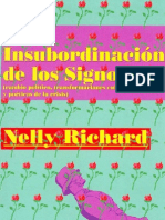 La insubordinación de los signos Nelly Richard