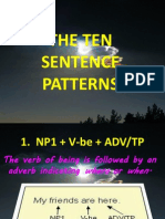 The Ten Sentence Patterns