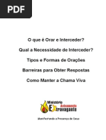 Oracao Intercessao Barreiras Metodos