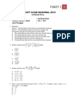 Matematika Ipa Paket 1