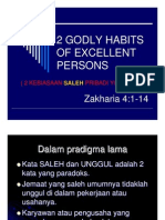2 Godly Habits of Excellent Persons
