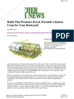 Build a Predator-Proof Portable Chicken Coop