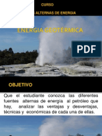 Energia Geotermica