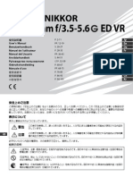 Nikkor Lens Af-S DX 18-105 f3.5-5.6 G Ed VR