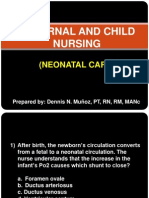 Maternal and Child Nursing - Neonatal Care