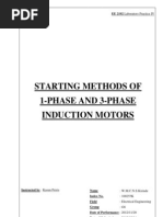 Starting Methods of 1-Phase & 3-Phase IMs - 100255K