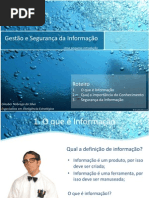 Gestão e segurança da Informação - Uma pequena introdução