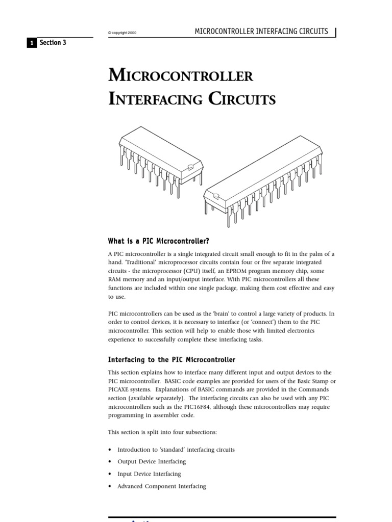 MICROCONTROLLER Interfacing Circuit | PDF | Home & Garden