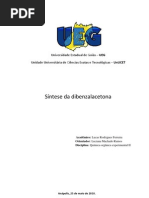 síntese da dibenzalacetona