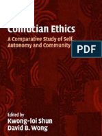 Confucian Ethics Comparative Study