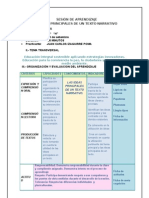 3º Sesión - Ideas Principales de Un Texto Narrativo