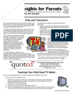 Insights for Parents 3.4 - Kids & TV