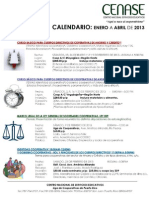 CalendarioCENASE ene - abr 2013p1
