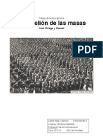 La Rebelión de Las Masas, José Ortega y Gasset