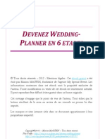 Devenez Wedding-Planner en 6 Etapes