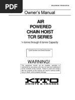 Download TCR Operation and Parts by Kito Canada SN11655843 doc pdf